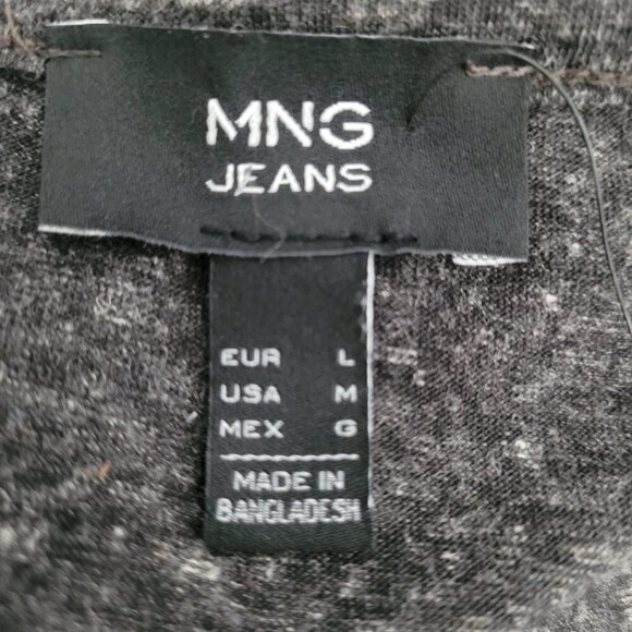 MNG by Mango Mesh "Every Day Is A Second Chance" Graphic T-Shirt - Picture 7 of 8